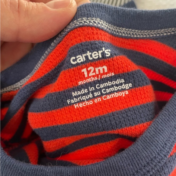 Carter's Striped Tops Bundle 6-12m - Picture 9 of 9